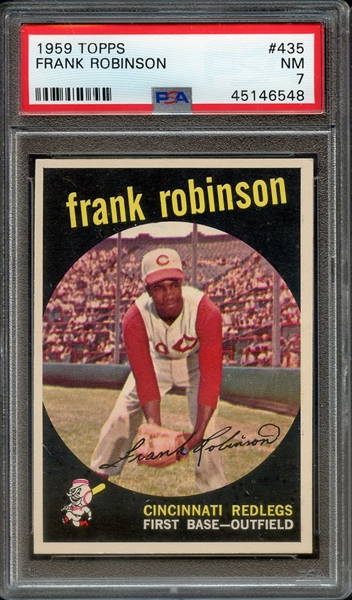 1959 TOPPS 435 FRANK ROBINSON PSA NM 7