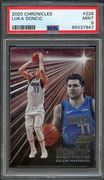 2020 PANINI CHRONICLES 228 LUKA DONCIC PSA MINT 9