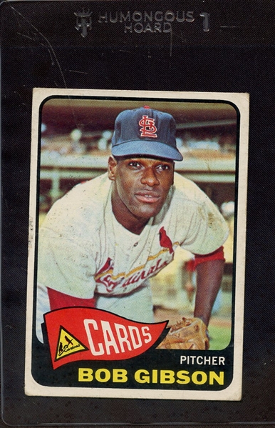 1965 TOPPS 320 BOB GIBSON VG