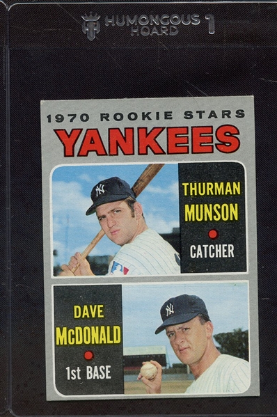 1970 TOPPS 189 THURMAN MUNSON EX