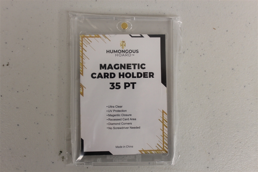 (10) 35Pt Magnetic Card Holder w/UV Protection Humongous Hoard