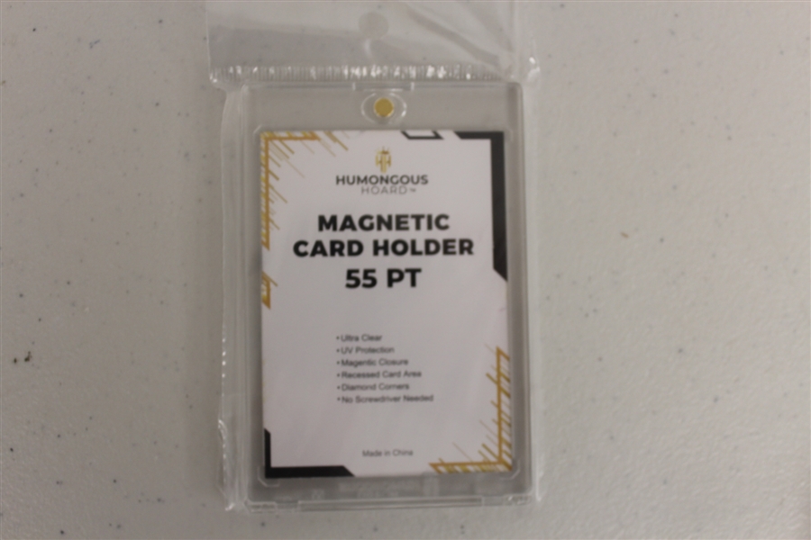 (10) 55Pt Magnetic Card Holder w/UV Protection Humongous Hoard