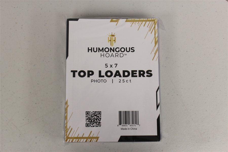 (100) 5 x 7 Humongous Hoard Photo Top Loader Pack