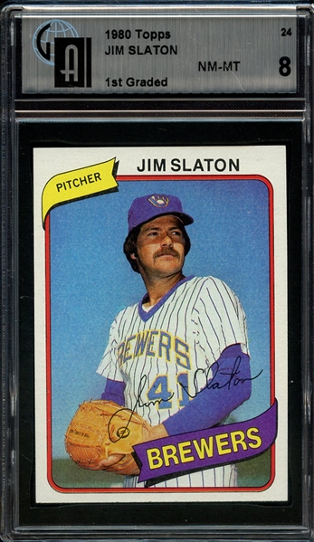 1980 TOPPS 24 JIM SLATON GAI NM-MT 8