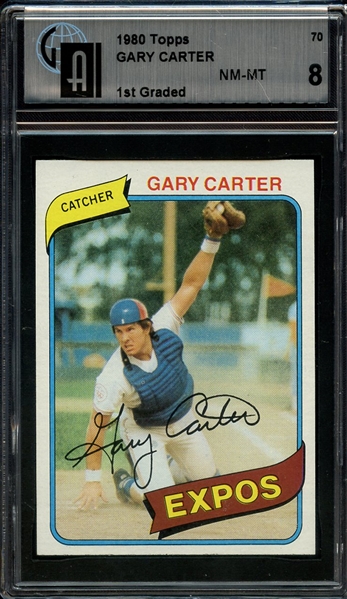 1980 TOPPS 70 GARY CARTER GAI NM-MT 8