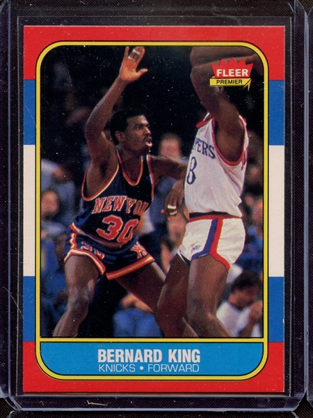 1986 FLEER 60 BERNARD KING NM-MT