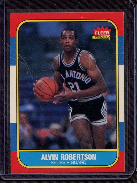 1986 FLEER 92 ALVIN ROBERTSON NM-MT