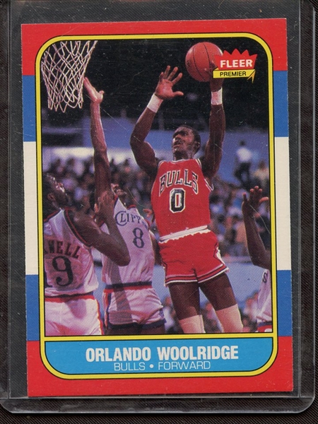 1986 FLEER 130 ORLANDO WOOLRIDGE EX