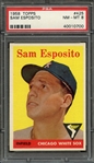 1958 TOPPS 425 SAM ESPOSITO PSA NM-MT 8