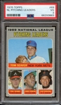 1970 TOPPS 69 NL PITCHING LEADERS PSA VG 3