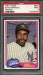 1981 TOPPS 855 DAVE WINFIELD TRADED PSA MINT 9