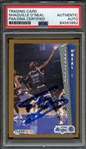 1992 FLEER 401 SIGNED SHAQUILLE ONEAL PSA/DNA AUTO  AUTHENTIC