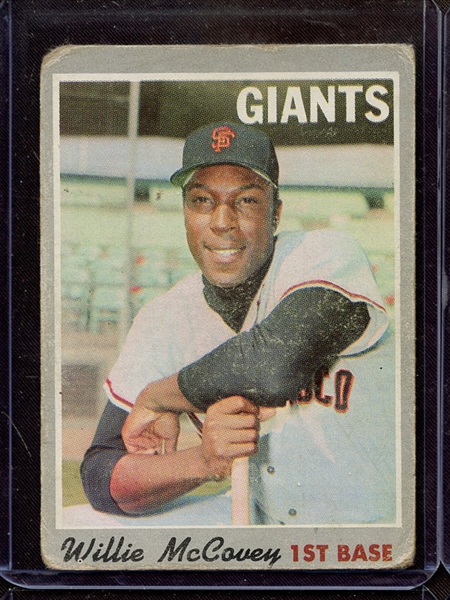 1970 TOPPS 250 WILLIE McCOVEY POOR