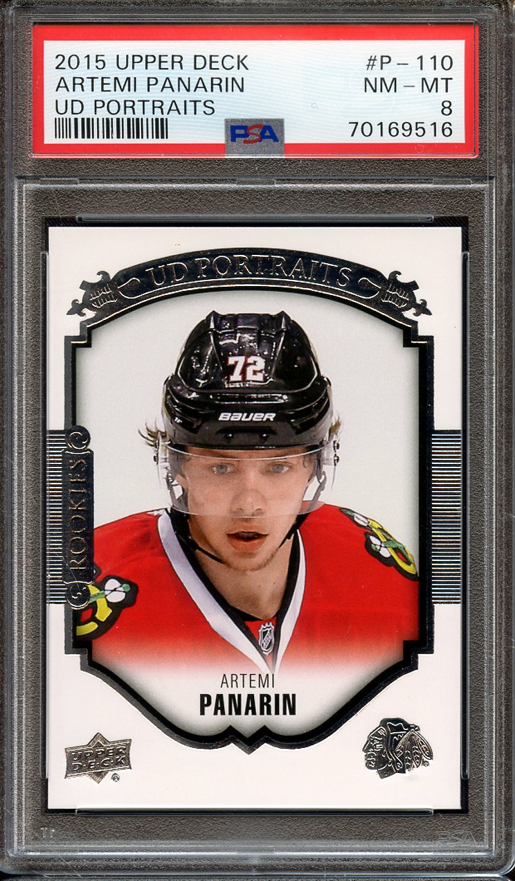 Lot Detail Upper Deck Ud Portraits P Artemi Panarin Ud