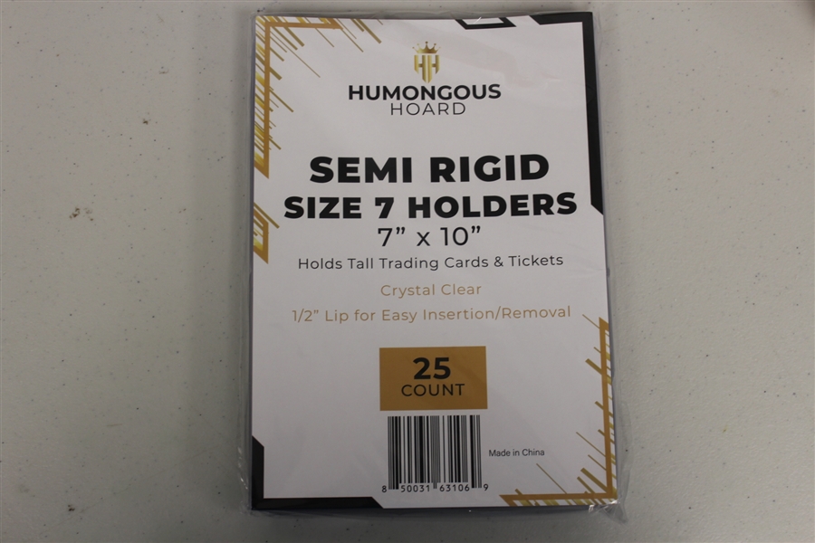(25) Humongous Hoard Semi Rigid Size 7 Cabinet T3 Postcard Oversize 7 x 10