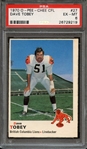 1970 O-PEE-CHEE CFL 27 DAVE TOBEY PSA EX-MT 6