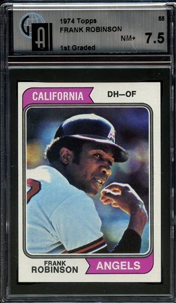 1974 TOPPS 55 FRANK ROBINSON GAI NM+ 7.5