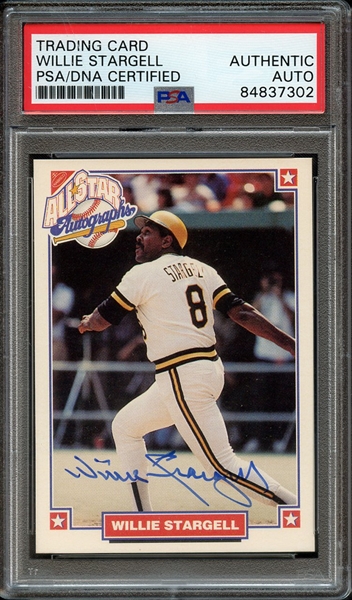 1993 NABISCO SIGNED WILLIE STARGELL PSA/DNA AUTO AUTHENTIC