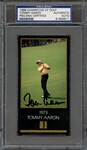 1998 CHAMPIONS OF GOLF MASTERS COLLECTION SIGNED TOMMY AARON PSA/DNA AUTO AUTHENTIC