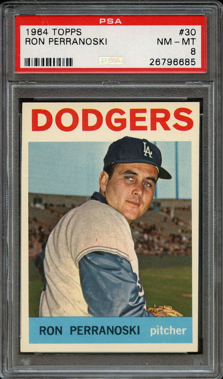 Lot Detail - 1964 TOPPS 30 RON PERRANOSKI PSA NM-MT 8