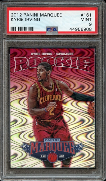 2012 PANINI MARQUEE 161 KYRIE IRVING PSA MINT 9