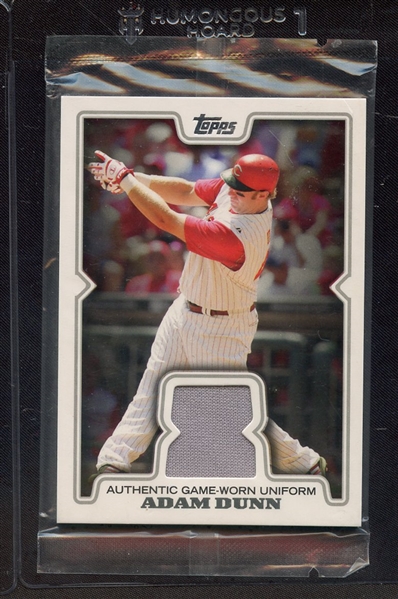 2008 TOPPS ADAM DUNN GAME USED JERSEY