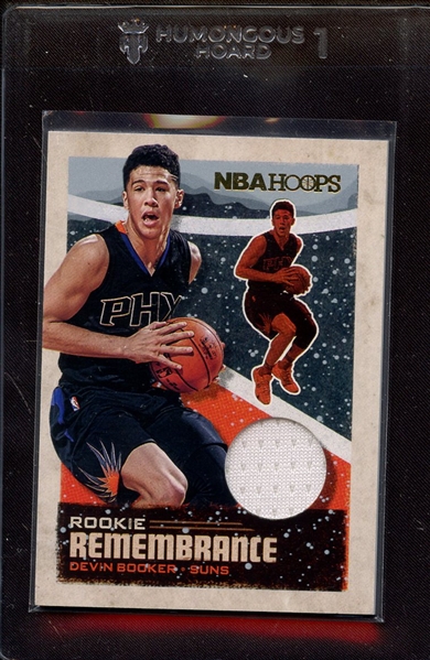 2019 PANINI HOOPS ROOKIE REMEMBRANCE DEVIN BOOKER GAME USED JERSEY