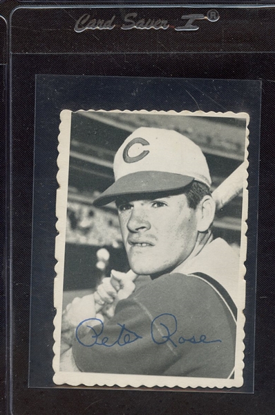 1969 TOPPS DECKLE EDGE 202 PETE ROSE