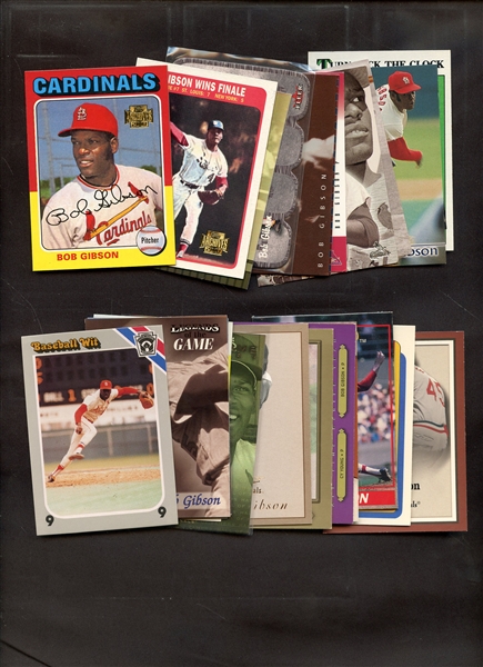 (25) DIFFERENT BOB GIBSON LOT