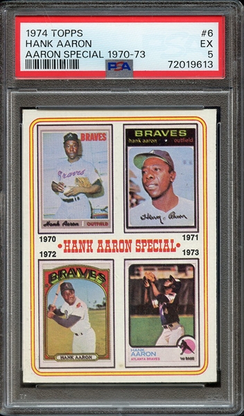 PSA 6 outlets Hank Aaron