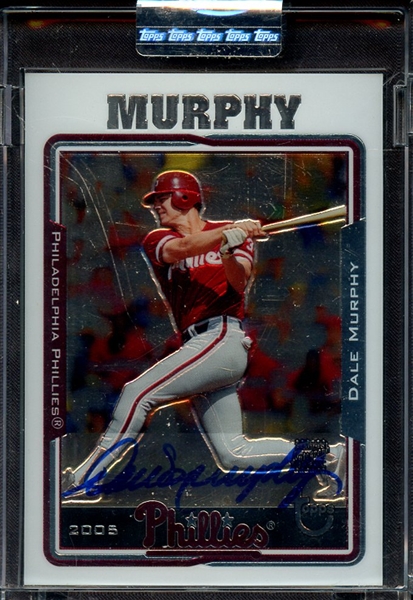 2005 TOPPS CHROME DALE MURPHY AUTOGRAPH