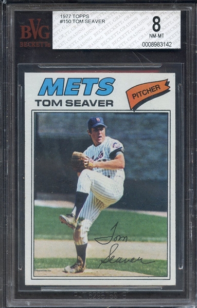 1977 TOPPS 150 TOM SEAVER BVG NM-MT 8