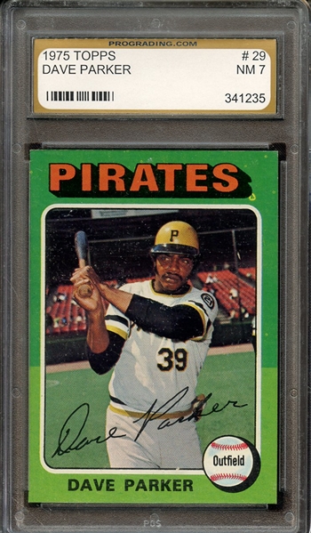 1975 TOPPS 29 DAVE PARKER PGS 7