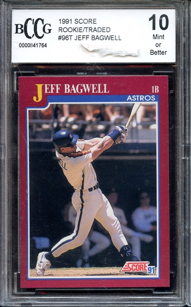 1991 SCORE TRADED 96T JEFF BAGWELL BCCG 10