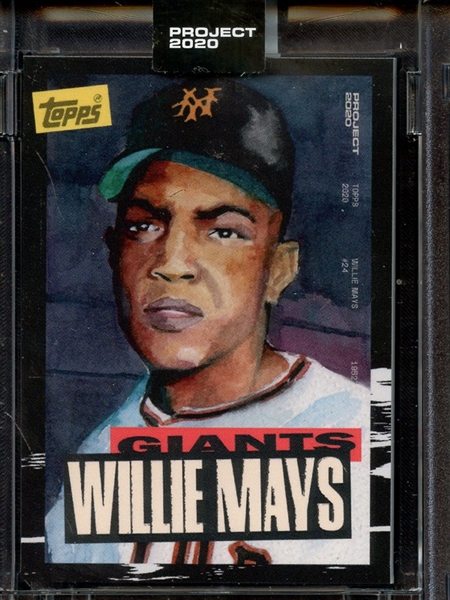 TOPPS PROJECT 2020 WILLIE MAYS 