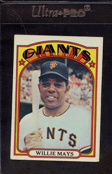 1972 TOPPS 49 WILLIE MAYS