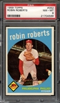 1959 TOPPS 352 ROBIN ROBERTS PSA NM-MT 8