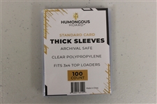 (100) Humongous Hoard Thick Card Sleeves up to 130 Points - 1 Pack of 100
