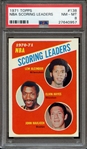 1971 TOPPS 138 NBA SCORING LEADERS PSA NM-MT 8