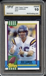 1990 TOPPS TRADED 70T RICH GANNON MGS 10