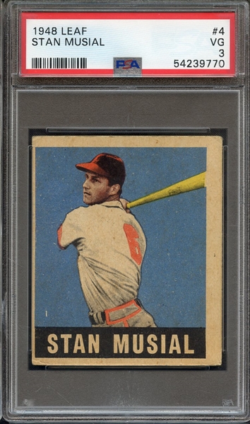 1948 LEAF 4 STAN MUSIAL PSA VG 3