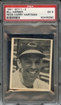 1940 CINCINNATI REDS TEAM ISSUE WILLIAM (BILL) WERBER TEAM ISSUE PSA EX 5