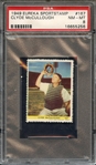 1949 EUREKA SPORTSTAMPS 167 CLYDE McCULLOUGH PSA NM-MT 8