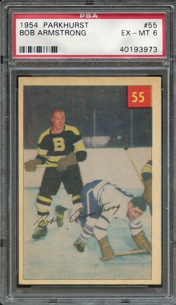 1954 PARKHURST 55 BOB ARMSTRONG PSA EX-MT 6