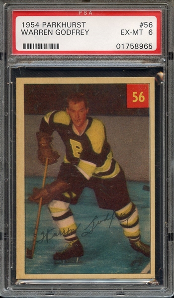 1954 PARKHURST 56 WARREN GODFREY PSA EX-MT 6