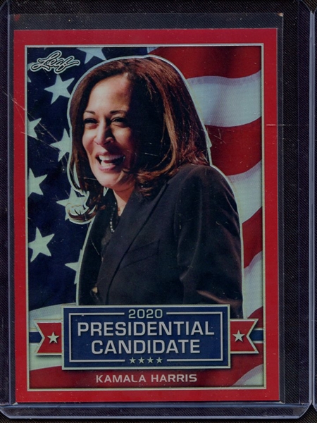 2019 LEAF 2020 PRESIDENTIAL CANDIDATE PRISMATIC RED KAMALA HARRIS 2/5