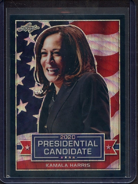 2019 LEAF 2020 PRESIDENTIAL CANDIDATE PRISMATIC WAVE BLACK KAMALA HARRIS 5/7