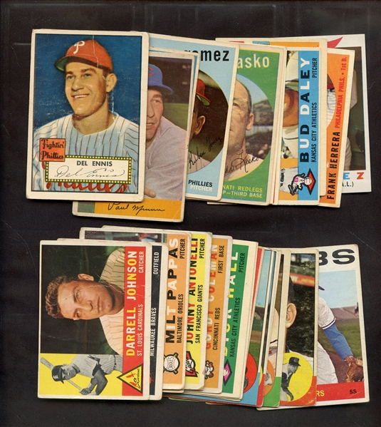 (29) 1952-1964 TOPPS BASEBALL VINTAGE LOT