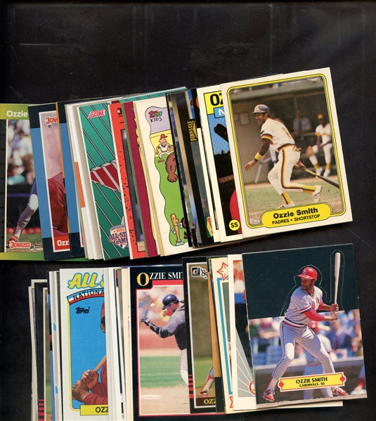 (64) DIFFERENT OZZIE SMITH LOT