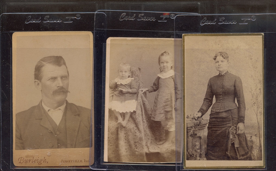 (3) CIVIL WAR ERA CDV'S LOT